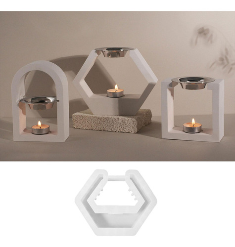 Modelo De Silicona, Modelo Para Hacer Molde Hexagonal