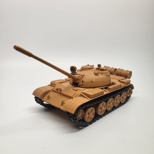 Tanque Impreso En 3d T55 Peruano Escala