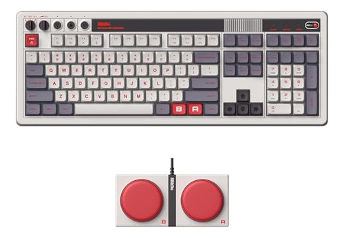 8bitdo Retro 108: Teclado Mecnico Inalmbrico Gaming