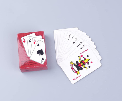 Mini Cartas De Juego 5 Barajas Tarjetas De Póquer Viaje