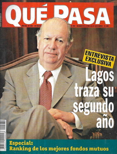 Revista Qué Pasa 1560 / 3 Marzo 2001 / 2° Año Lagos