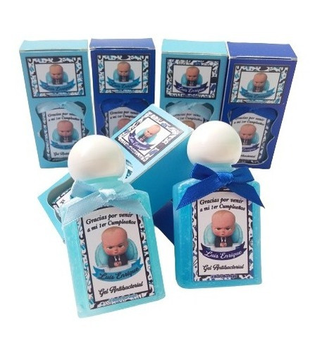 Antibacterial En Cajita Recuerditos Baby Shower Nacimiento 