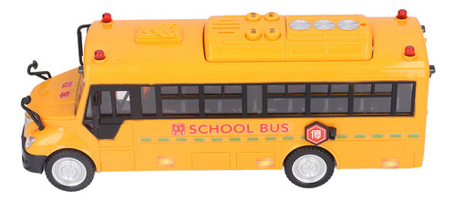 Figura Amarilla De Plástico, Modelo Autobús Escolar, Vehícul