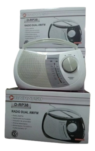 Radio Daihatsu Electrica Y Pilas Am Fm Blanca 1 38