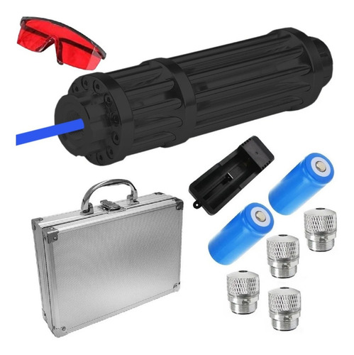 Luz Láser Puntero Ajustable, Mxlzk-001, Potencia 1500mw Láser Azul