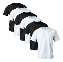 Comprar Kit 6 Camisetas Masculina 100% Algodão Básica Premium 30.1