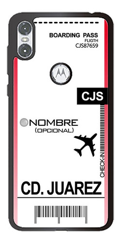 Funda One Vision Zoom Avion Cd Juarez  Personalizada