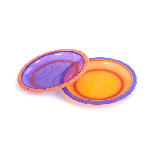 Imagen 4 de 7 de Platos Antideslizantes De Colores Para Bebé -baby Innovation Color Multicuolor