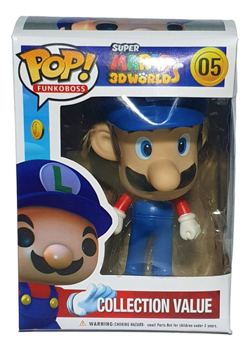 Funko De Luigi Super Mario 3d World