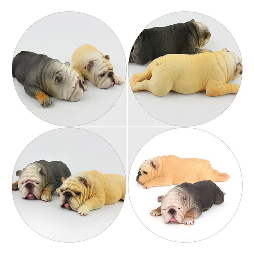 Nuevo Figuras En Miniatura For Adornar Un Bulldog