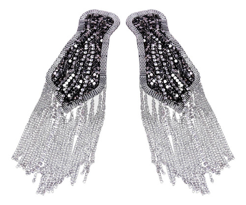 Broches De Diamantes De Imitación De Metal Con Charretera