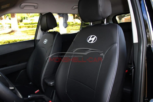 Juego Cubre Asientos  100% Eco Cuero Hyundai Hb20 Sedan 