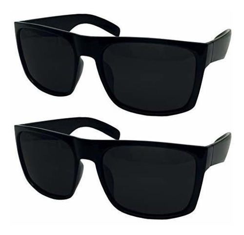 2 Gafas De Sol Polarizadas Xl Para Hombre Gran Marco Ancho A 