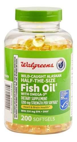 Fish Oil - Omega 3 200 Softgel | MercadoLibre