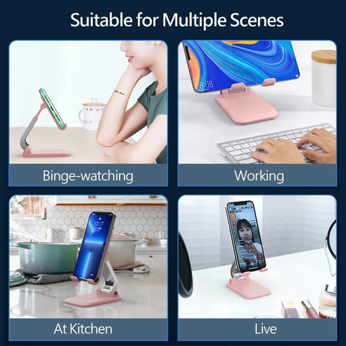 Soporte Para Celular, Ajustable Soporte Celular Mesa,