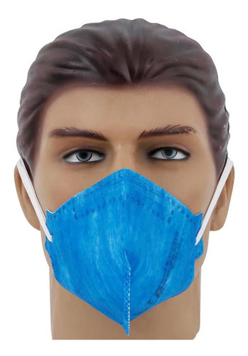 Máscara respiratoria Delta Plus Pff2 Valve, color azul