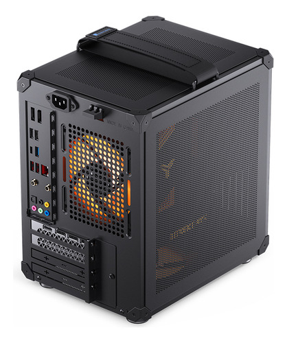 Gabinete Gamer Itx Jonsbo C6 Tg Mesh Negro Mini