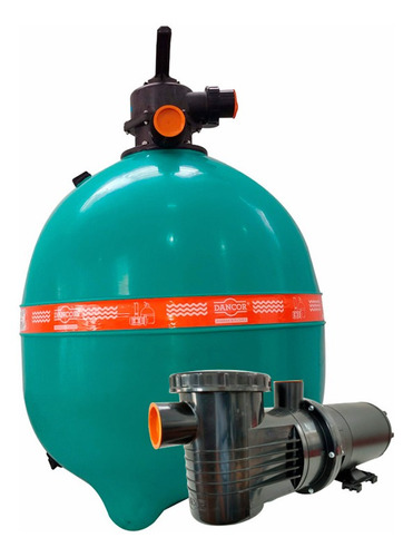 Kit P/ Piscina Dancor C/ Filtro Dfr 24 E Bomba 1,5cv
