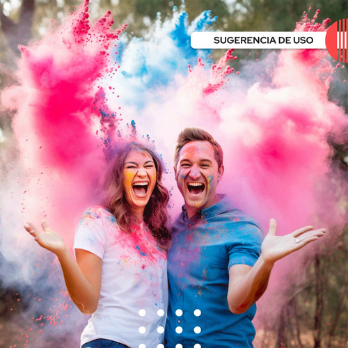 Duosmoke Gender Reveal- Humo De Color 1 Escape- Polvodecolor