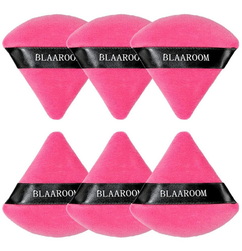 Blaaroom Puff De Polvo Para Maquillaje De Ajuste Facial, 6 P