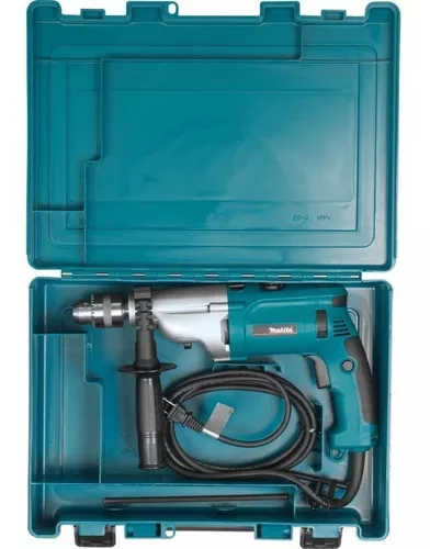 Taladro con Percutor Eléctrico Makita HP2070 13mm 1010W 220v con 2  Velocidades mecánicas con Mandril con llave – Makita Córdoba