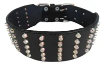 Comprar Collar De Cuero Perros , Ancho 7 Cm. Rott, Pitt, Dogo, Cane