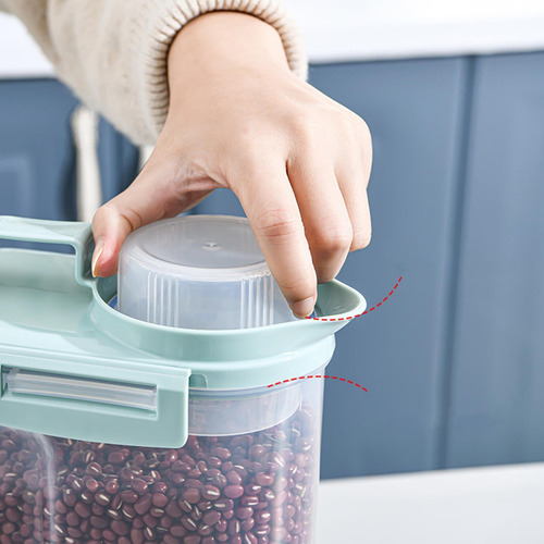 Caja De Almacenamiento De Arroz Dispensador De Cereales Gran
