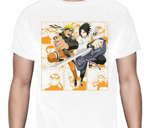 Naruto - Naruto Vs Sasuke Shippuden   - Polera Anime