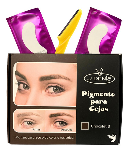 Kit Pigmento Profesional P/cejas, Elegir  + Regalo. J Denis 