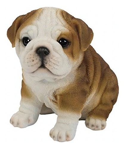 Pacific Giftware - Estatua De Cachorro De Bulldog Inglés Con