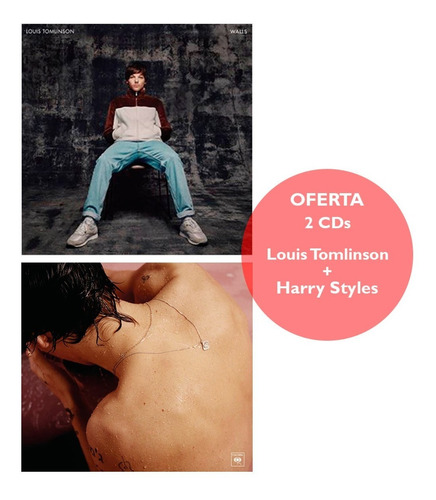 Imagen 1 de 5 de Combo 2 Cds Harry Styles (harry) + Louis Tomlinson (walls)