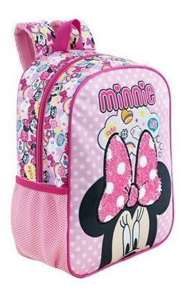 Imagem 3 de 3 de Mochila 16 Infantil Xeryus 8932 Minnie Mouse Escolar Creche