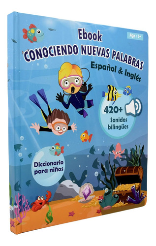 Libro Interactivo Con Sonidos Aprendizaje Ingles Español