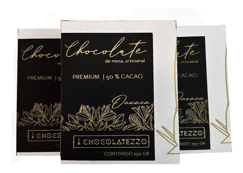 Chocolate Chocolatezzo Premium 50%cacao Pack 3 Cajas De 250g