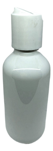 Botella De Pet Blanca Con Tapa Disc Top 120 Ml - 100 Piezas