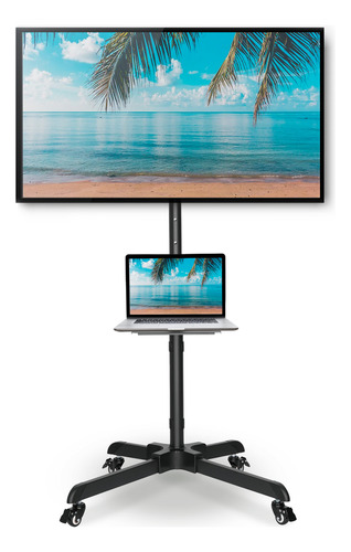 Soporte Para Tv Movil Con Ruedas 32-55 PuLG. Base P/ Laptop
