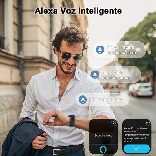 Reloj Smartwatch Inteligente Iowodo W13 Smart Watch Para Mujer Hombre Con Llamada Bluetooth Impermeable Notificación Alexa