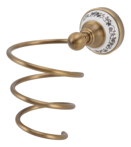 Hairdryer Hanging Rack Brass Hair Dryer Holder Antique Retro