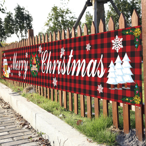 Nuevo Banner De Fiesta De Navidad De 296 * 48 Cm Sdhf-gz04