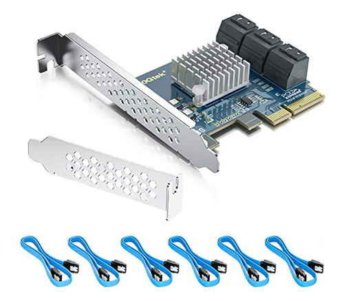 Tarjeta Pcie Sata 6 Puertos + Cables - X4