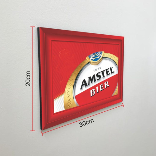 Quadro 30x20 Cerveja Amstel Modelo 2