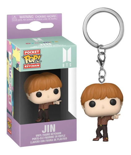 Pocket Pop Chaveiro Jin Keychain Rock Bts Dynamite Original