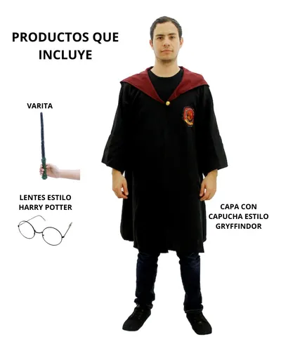 Disfraz De Harry Potter Original Con Varita Y Anteojos