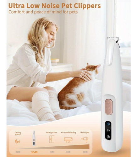 Afeitadora De Pies Para Perros Y Gatos Con Luz Led