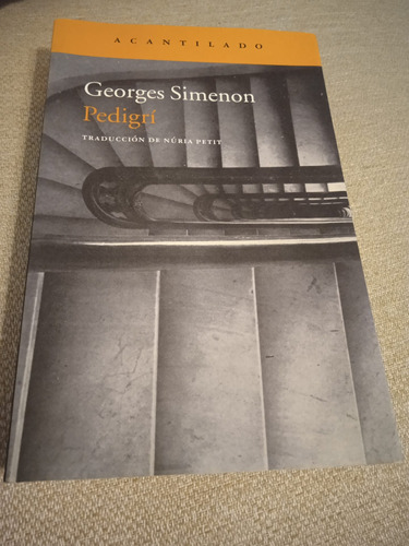 Pedigrí - George Simenon - Acantilado - El Mejor 