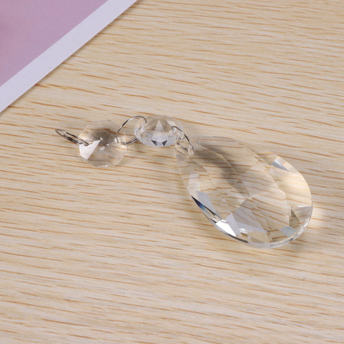 Lámpara De Cristal Transparente En Forma De Lágrima, 20 Unid