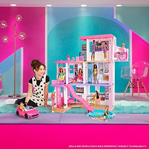 Barbie Dreamhouse (3,75 Pies) Juego De Casa De Muñecas De 3