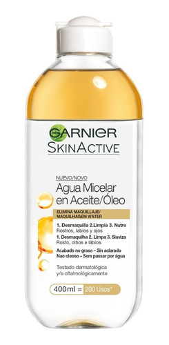 Agua Micelar Bifásica Garnier Skin Active X 400ml