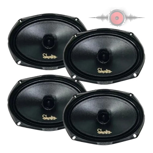 Alto Falante Snake 6x9 260w Rms 4 Ohms 2 Pares Envio Rápido