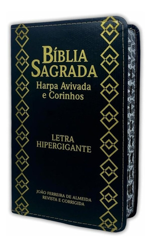 Bíblia Sagrada Letra Grande Hipergigante Preta Luxo